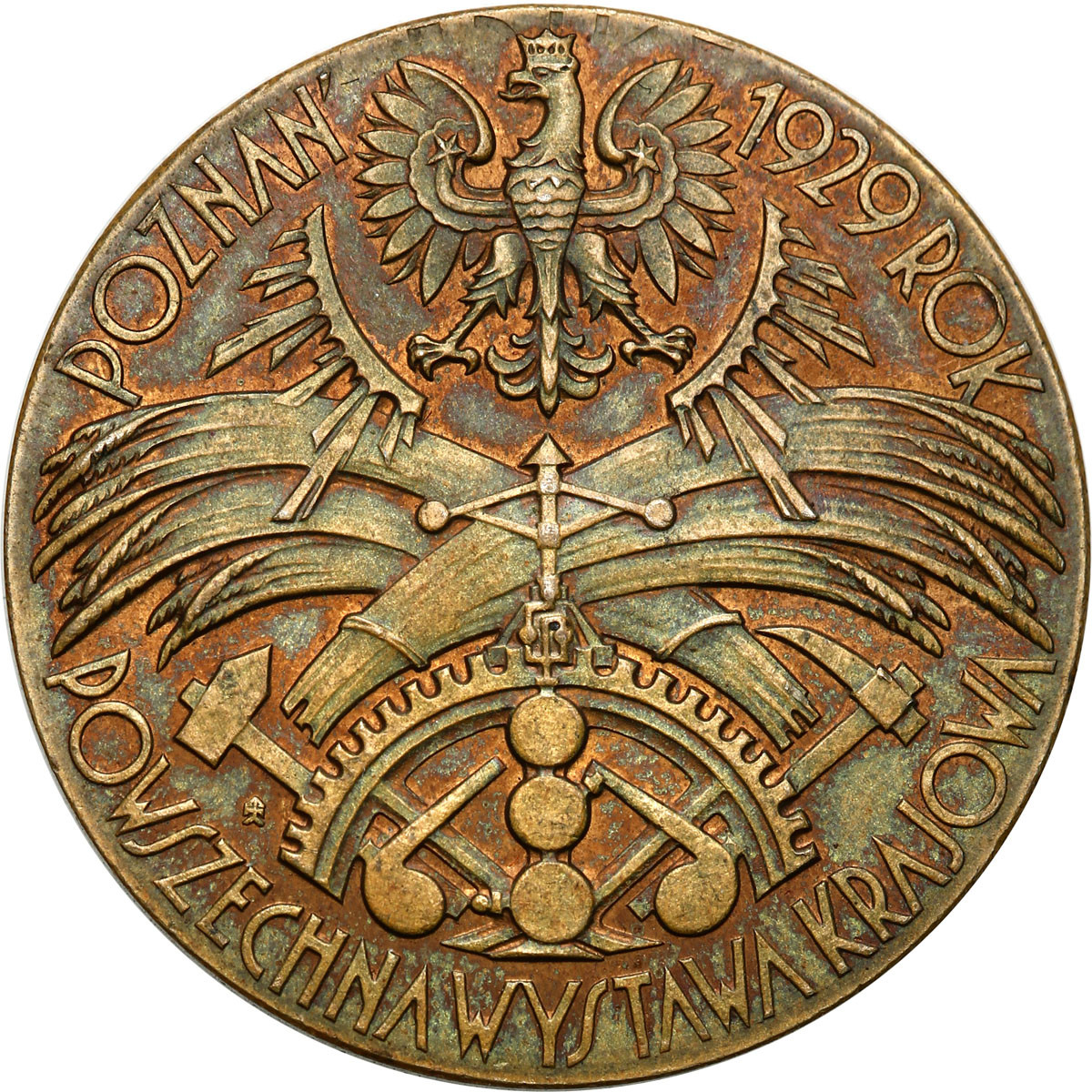 Polska Medal Wystawa Krajowa Poznań 1929, Brąz